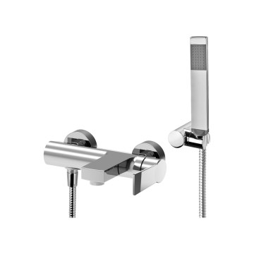 Paffoni - Mitigeur mural pour baignoire LIGHT, chrome brillant