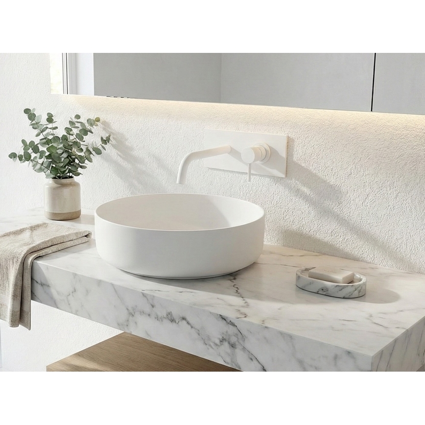 Paffoni - Mitigeur pour lavabo à encastrer LIGHT blanc mat