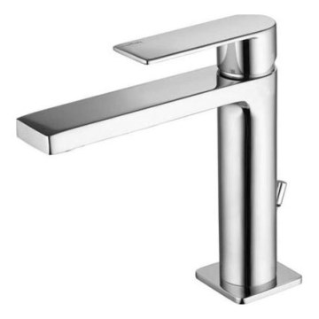 Paffoni - Mitigeur pour lavabo + bonde TANGO, finition chrome mat