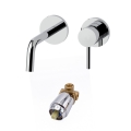 Paffoni - Mitigeur pour lavabo encastré LIGHT, finition chrome brillant