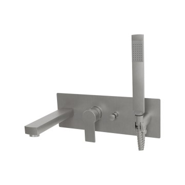 Paffoni - Set vasca da incasso con miscelatore TANGO in acciaio inox