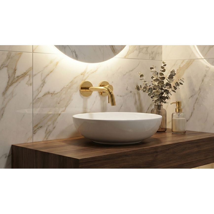 Paffoni - Waschtischarmatur zur Unterputzmontage LIGHT Gold