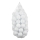 Palline di plastica 50 pezzi d. 7 cm bianco