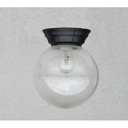 Plafoniera da esterno NADIR 1xE27/15W/230V IP44 trasparente