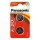 Panasonic - 2 pce Pile bouton lithium CR2016 3V 72 mAh