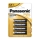 Panasonic - 4 pz Batteria alcalina AA/LR06