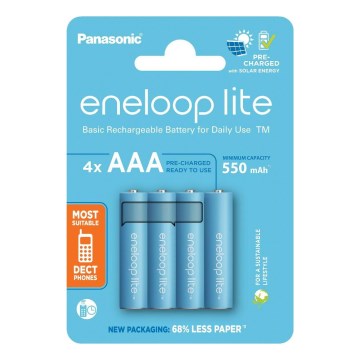 Panasonic - 4 Stk. Akku AAA Eneloop Lite 550 mAh