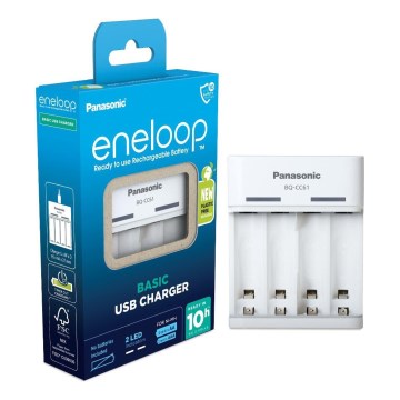 Panasonic - Akku-Ladegerät Eneloop 4xAA/AAA 5V