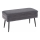 Panca con contenitore VELVA 37x78 cm grigio