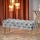 Panca trapuntata ATHENA 40x100 cm grigio/oro