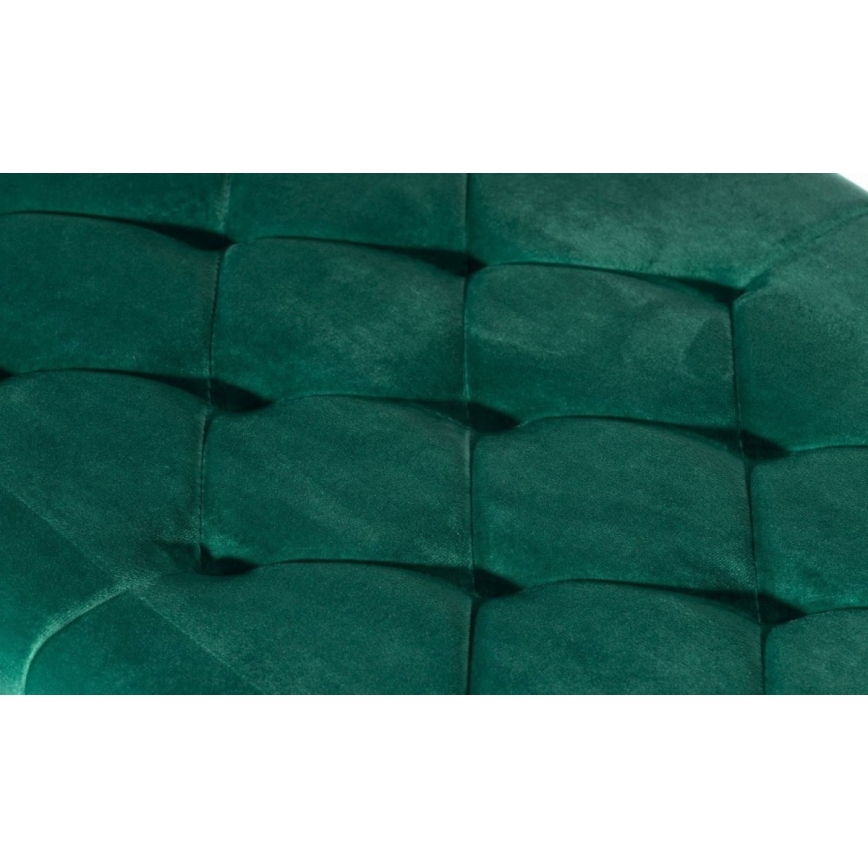 Panca trapuntata SALIBA 50x97 cm oro/verde