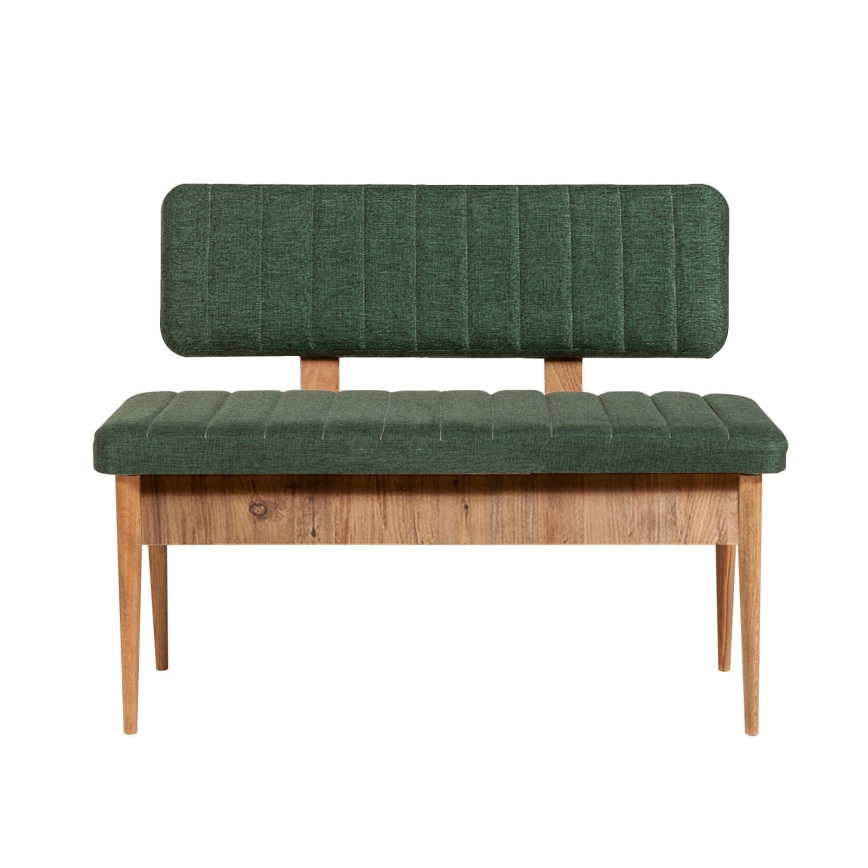 Panca trapuntata VINA 85x110 cm verde/pino atlantic