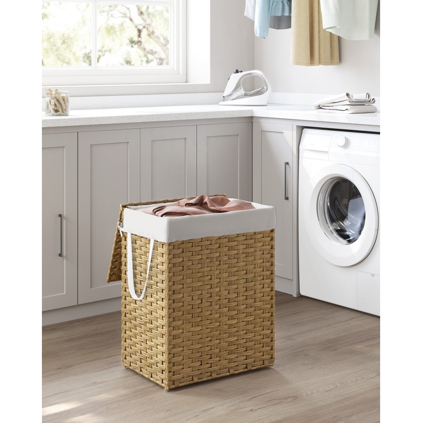 Panier à linge FLYN en rotin