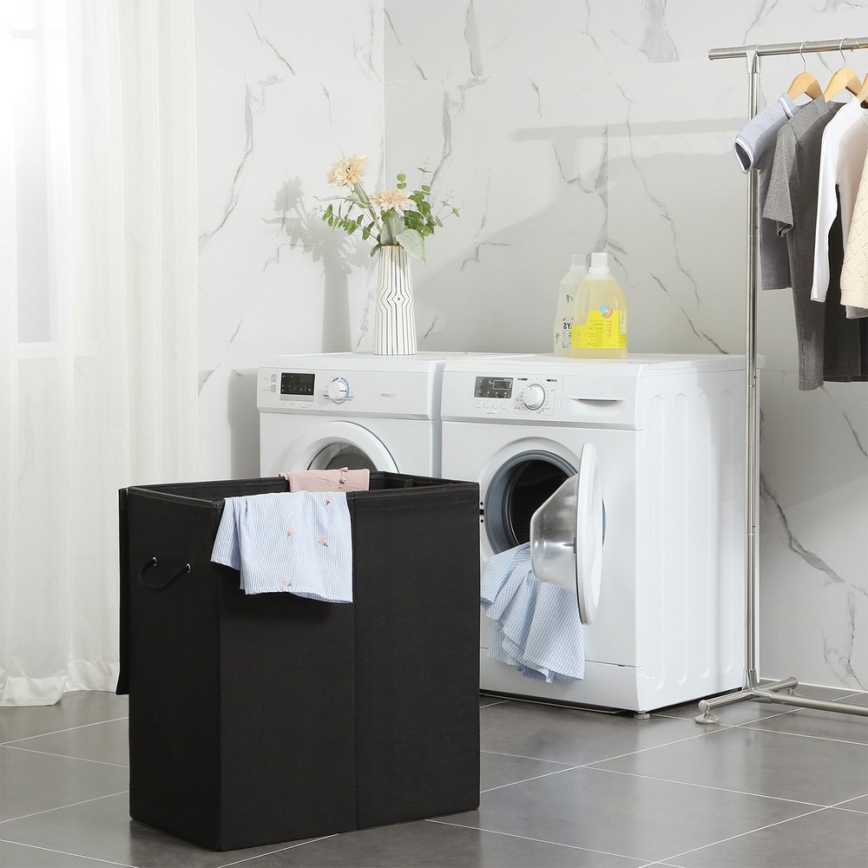 Panier à linge NASH noir