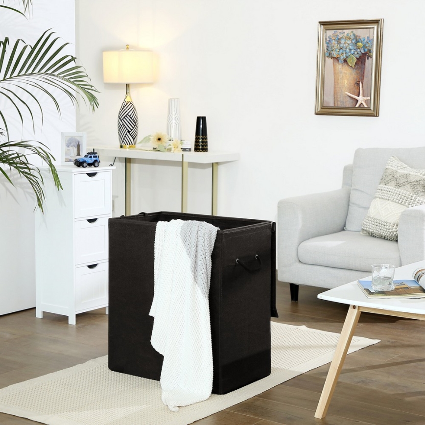 Panier à linge NASH noir