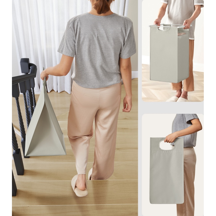 Panier à linge REX blanc