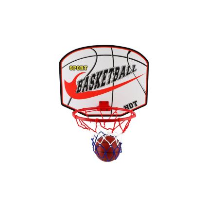 Panier de basket avec ballon