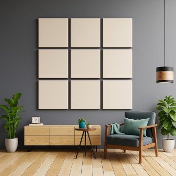 Panneau acoustique SILENCE 58x58 cm crème