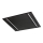 Panneau ALGINE LED/44W/230V 60x60 cm 4000K UGR<16 noir