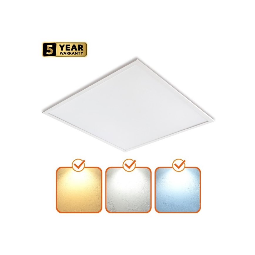 Panneau encastrable à intensité variable CAPRI LED/25/36/40W/230V 3000/4000/5700K UGR19 IP44 60x60 cm