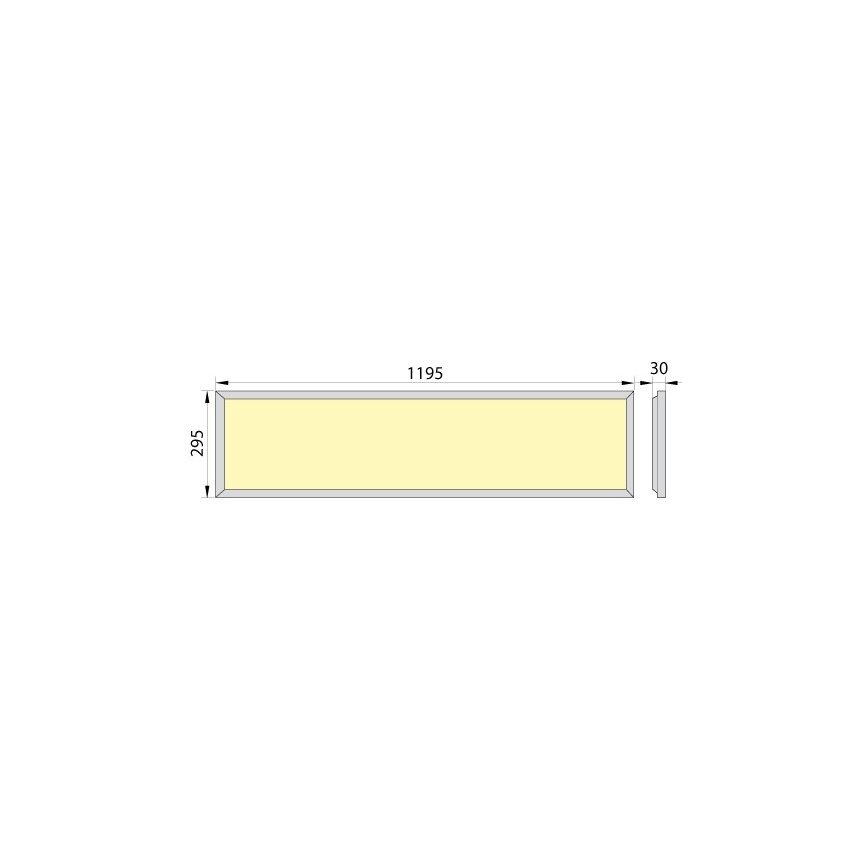 Panneau suspendu OREGA PLUS 120 LED/50W/230V 4000K IP40