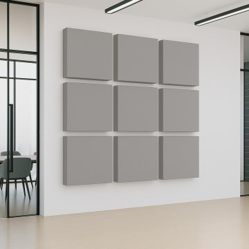 Pannello acustico SILENCE 58x58 cm grigio