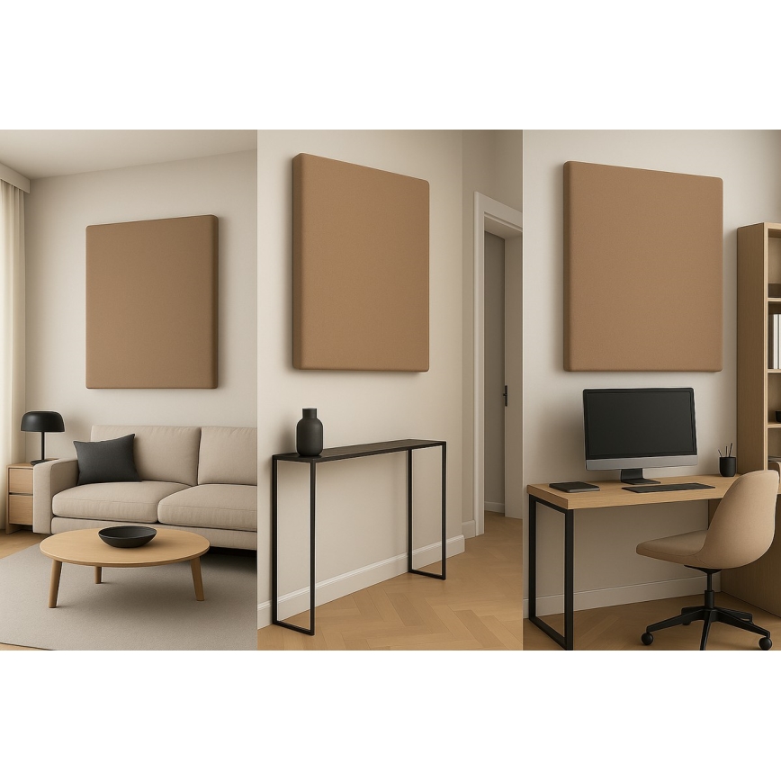 Pannello fonoassorbente SILENCE 58x58 cm beige