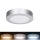 Pannello LED 2-in-1 da applicare/da incasso 12W 230V 3000/4000/6000K Ø17cm IP54 Argento