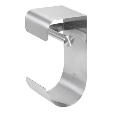 Papierhalter 12,5x26 cm Edelstahl/silber