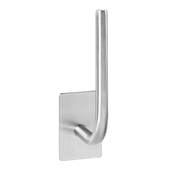 Papierhalter 4,5x18 cm Edelstahl/silber