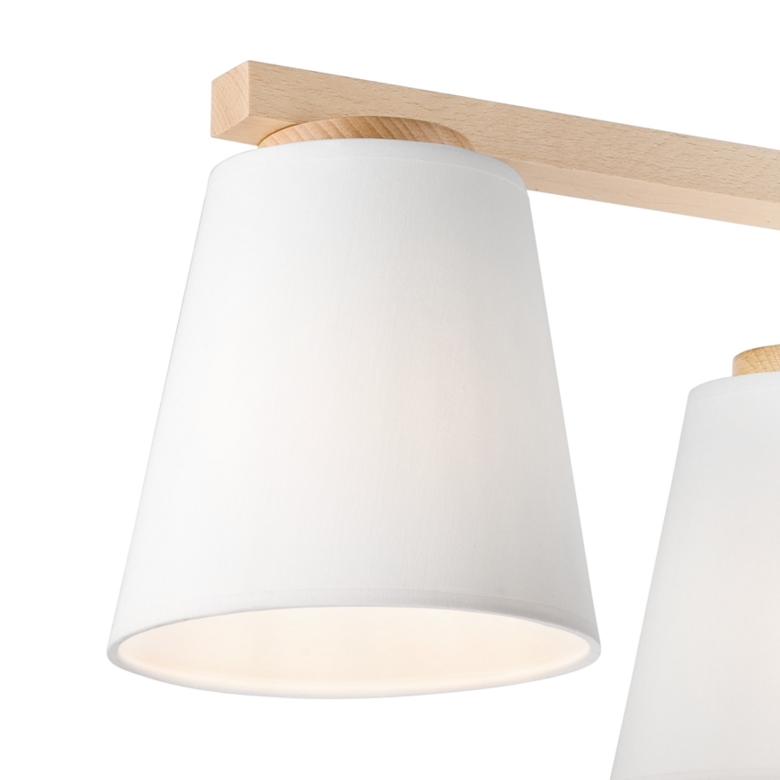 Paralume di ricambio ELLIE E27 diametro 15 cm bianco