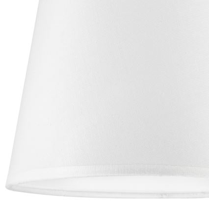 Paralume di ricambio ELLIE E27 diametro 15 cm bianco