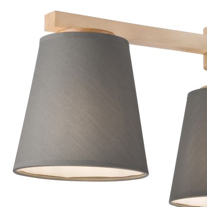 Paralume di ricambio per lampadario e applique ELLIE E27 diametro 15 cm grigio