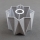 Paralume di ricambio per applique PIANO E27, Ø 19,5 cm, grigio