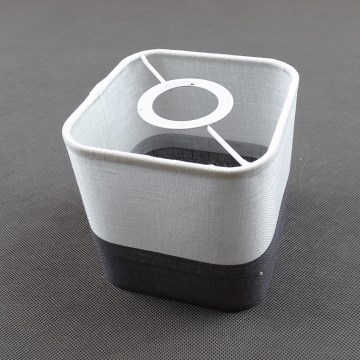 Paralume di ricambio per lampadario e applique TONI E27 nero/bianco