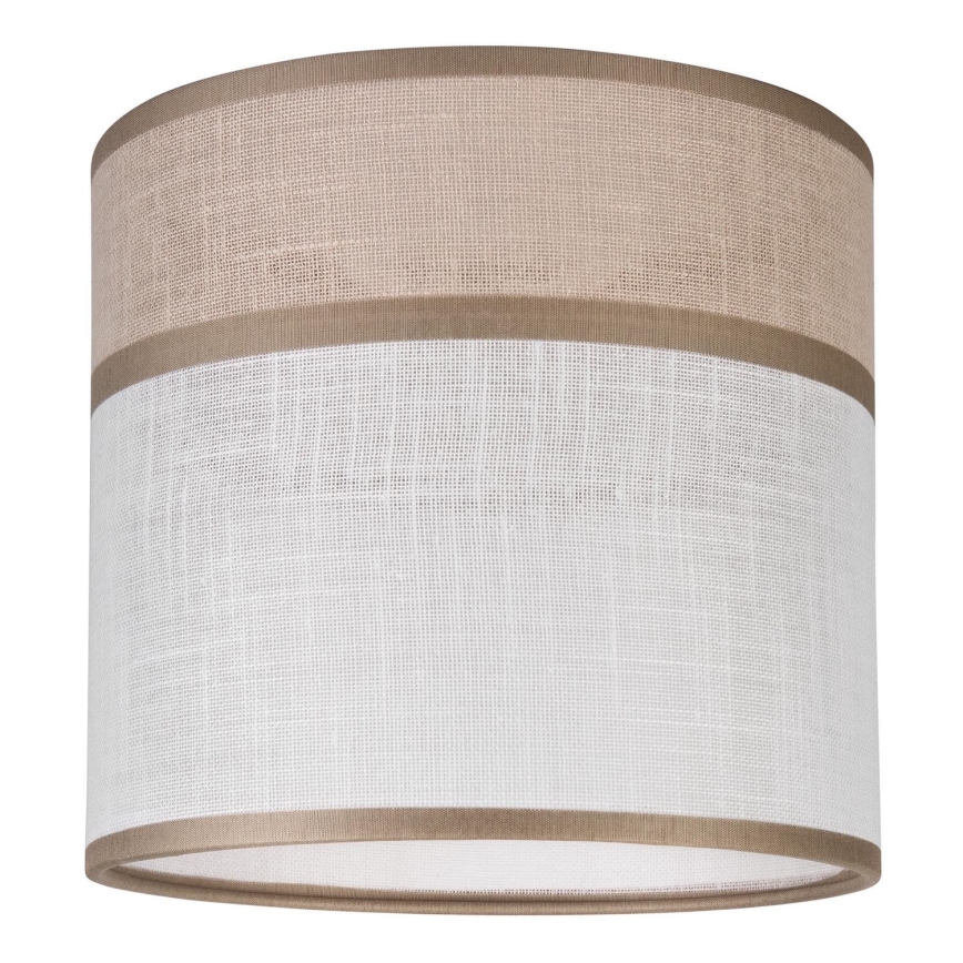 Paralume di ricambio per lampadario, lampada da tavolo e applique ANDREA E27 diam. 16 cm beige/grigio