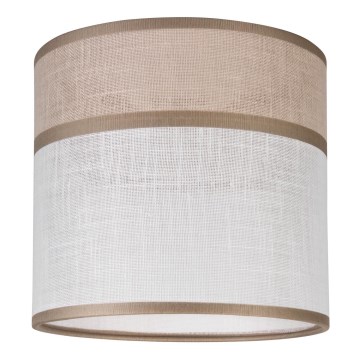 Paralume di ricambio per lampadario, lampada da tavolo e applique ANDREA E27 diametro 16 cm beige/grigio