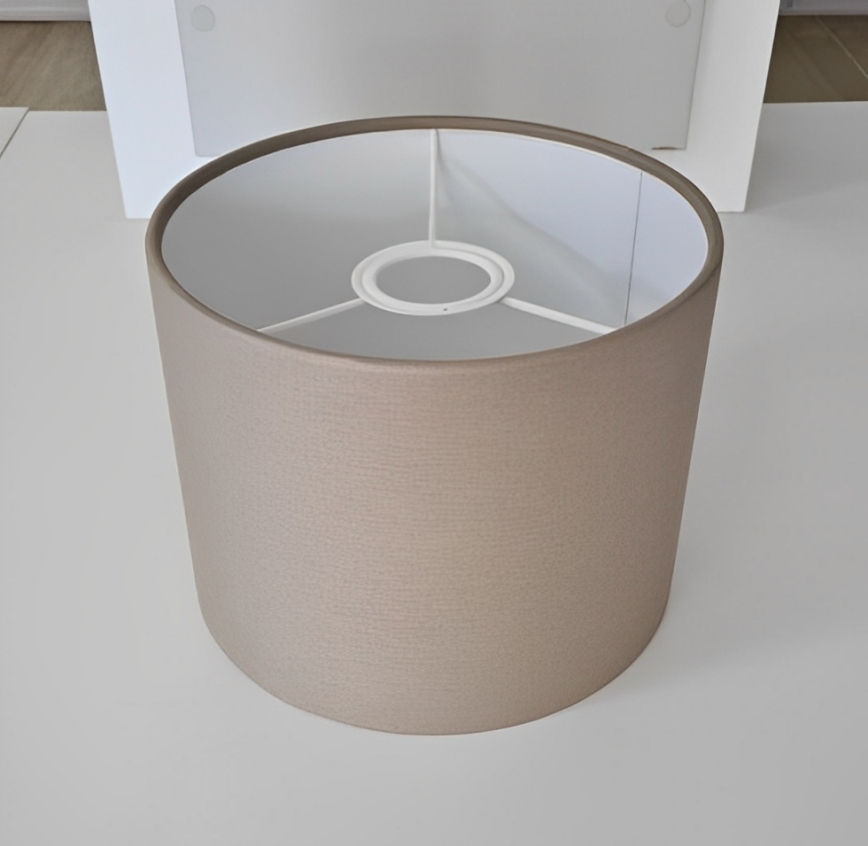 Paralume di ricambio universale WALEC E27 19x20 cm marrone