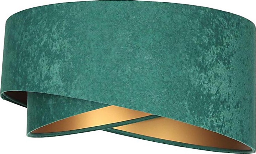 Paralume GALAXY E27 diametro 45 cm verde/oro