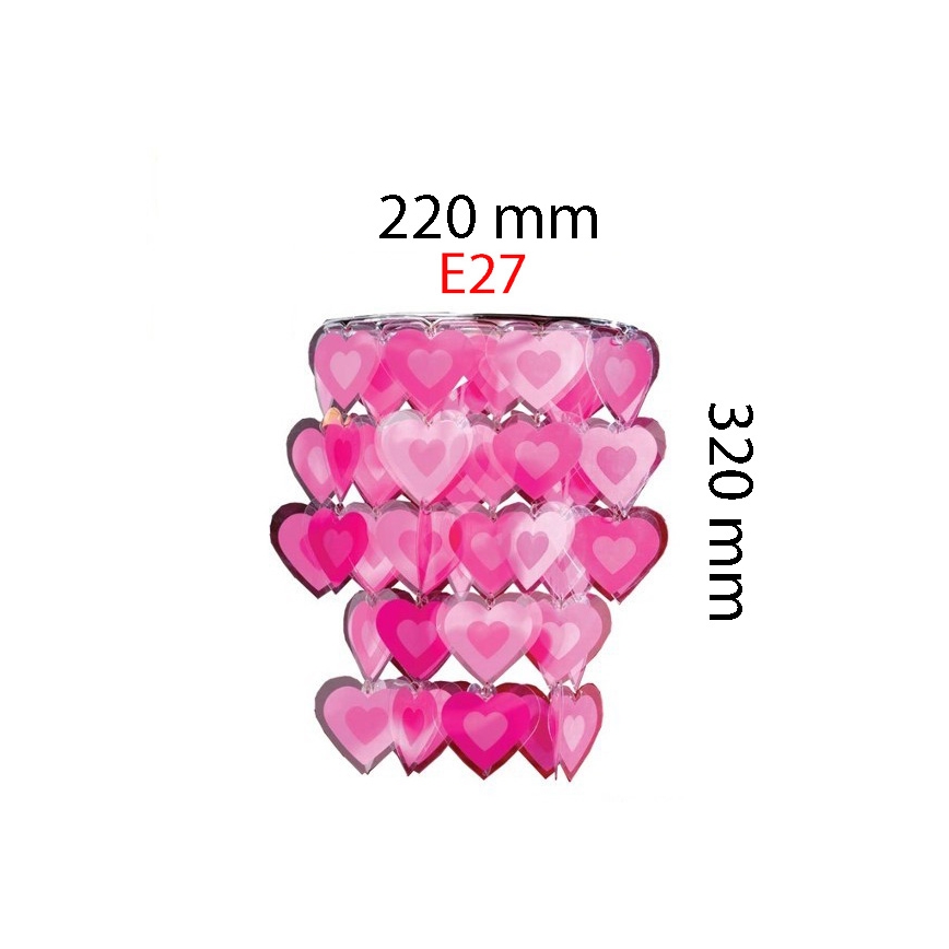 Paralume per lampadario VIKI E27 per bambini 32x22 cm