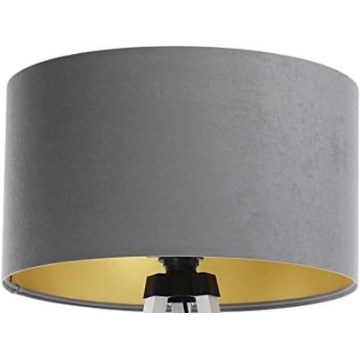 Paralume STANDART E27 diametro 45 cm grigio/oro