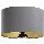 Paralume STANDART E27 diametro 45 cm grigio/oro