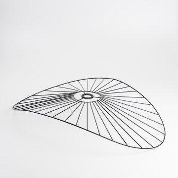 Paralume universale CURITIBA 60x80 cm nero