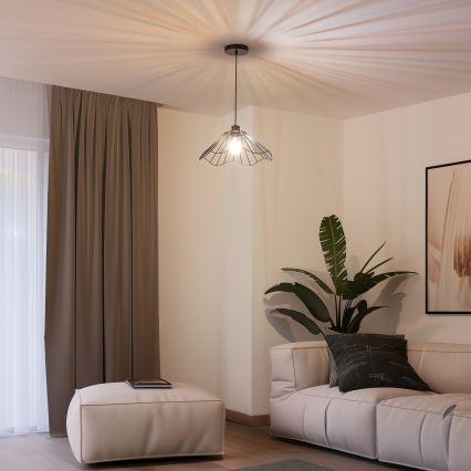 Paralume universale CURITIBA Ø 40 cm, nero