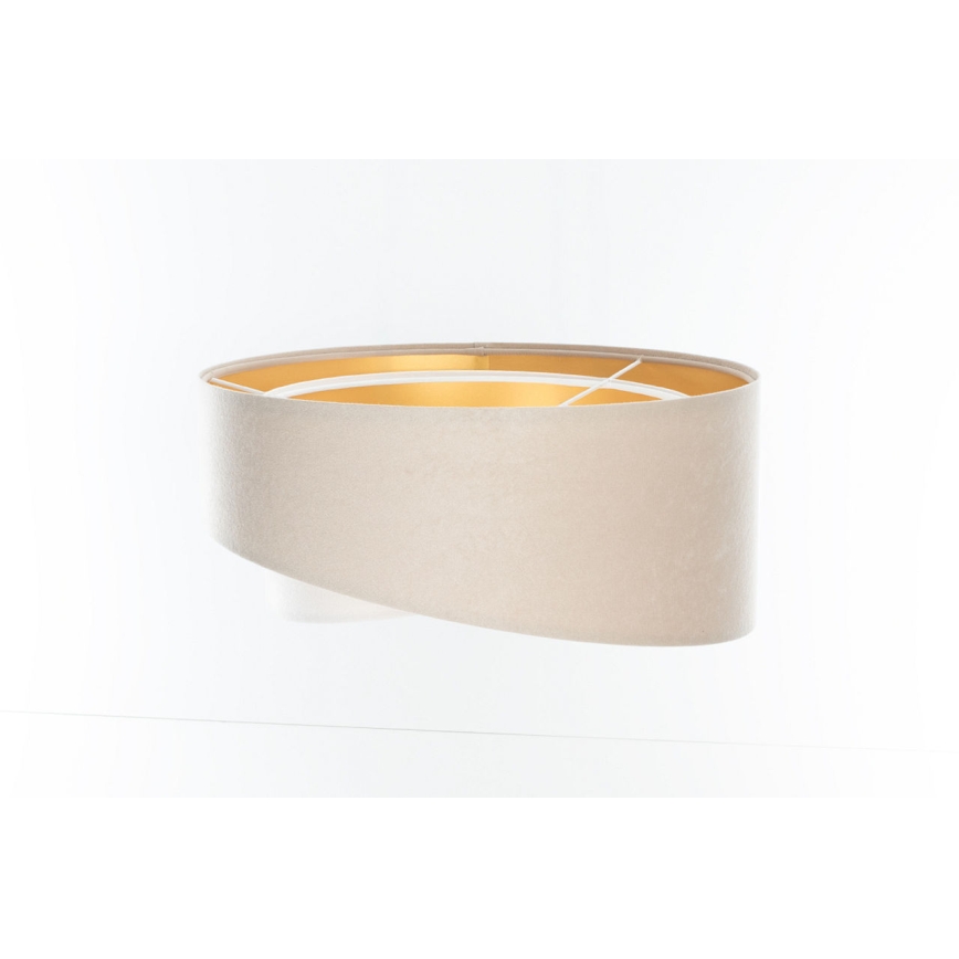Paralume universale GALAXY E27 diametro 45 cm beige/bianco/oro