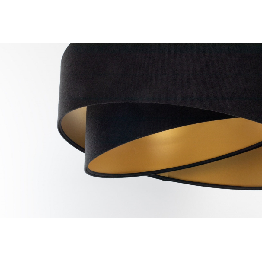 Paralume universale GALAXY E27 diametro 45 cm nero/oro