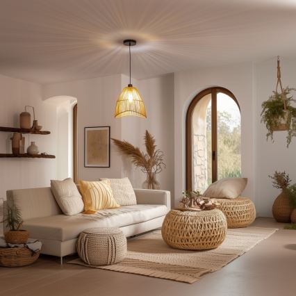 Paralume universale KERIA Ø 30 cm, marrone