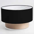 Paralume universale KERIA Ø 50 cm nero/beige