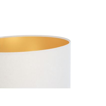 Paralume universale STANDART E27 diametro 45 cm bianco/oro