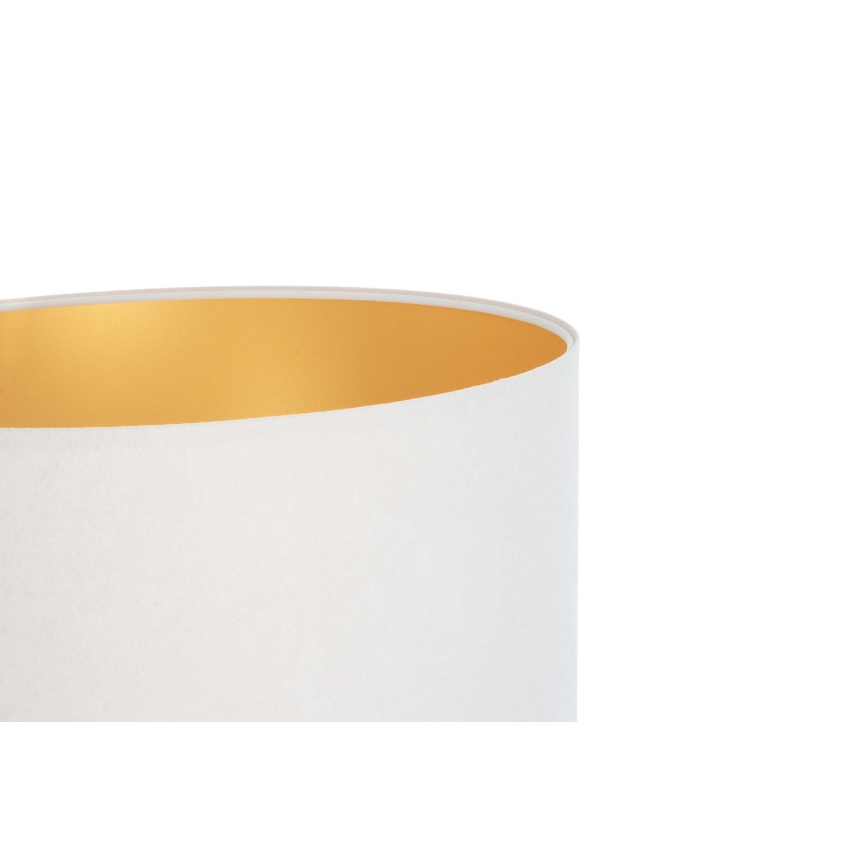 Paralume universale STANDART E27 diametro 45 cm bianco/oro